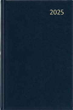 [FA211] Agenda Folio 1Dp 6T Balacron geassorteerde kleuren (zwart-blauw-rood)                   