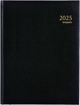 [011612560160] AGENDA BREPOLS AMBASSADOR 1DAG ZWART