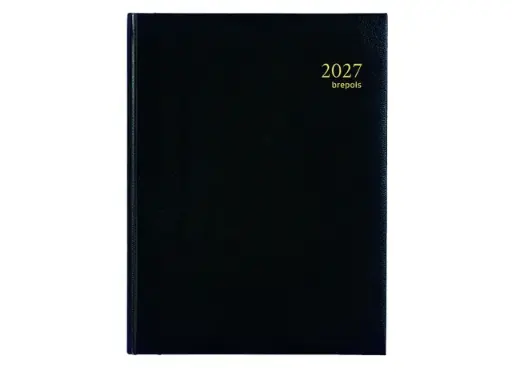 [011612560160] Agenda Brepols Ambassador 1Dag Zwart