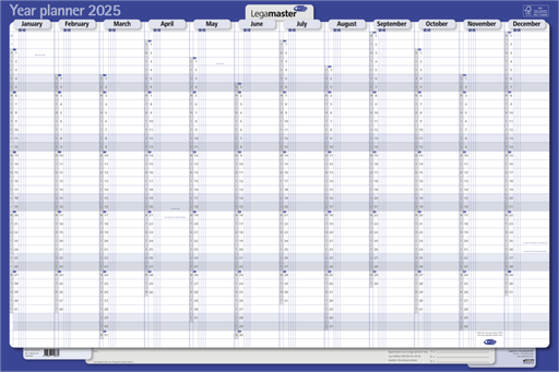 [422122] Jaarplanner 2027 1-31 horizontaal