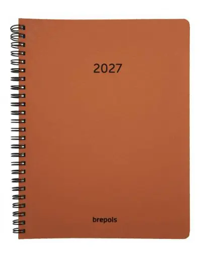 [013668700840] Agenda Brepols Calvi Timing Oranje