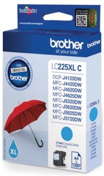 [LC225XLC] BROTHER CYAAN LC-225XLC