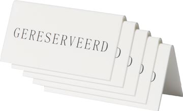 [TN-RES-NL-WT] TAFELBORD GERESERVEERD 5ST