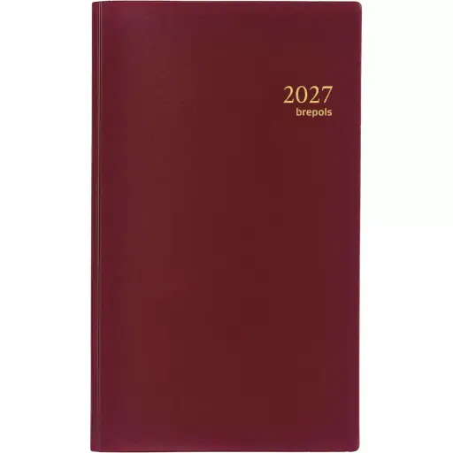 [073121210420] Agenda Brepols Interplan Seta Bordeaux
