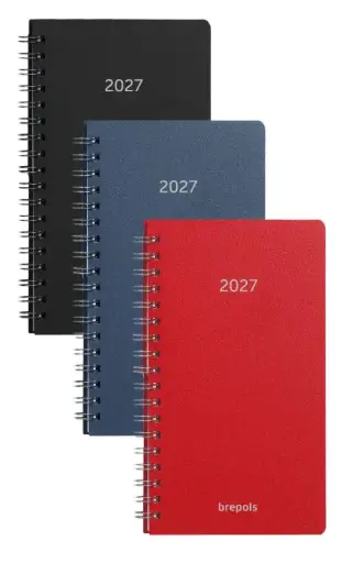 [075449109940] Brepols agenda notavision 9x16 week polyprop, 2027