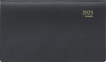 [073820510120] AGENDA BREPOLS OMNIPLAN GENOVA ZWART