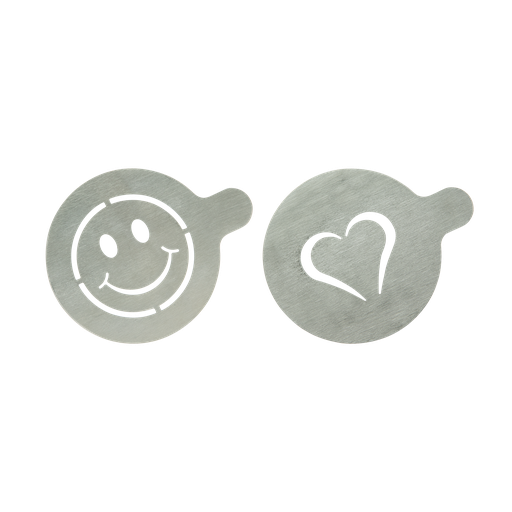 [STN-SS-CO] SJABLOON KOFFIE 2ST SMILEY+HART