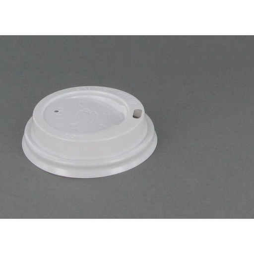 [75400075] Deksel voor bekers - wit - 50st - 250ml