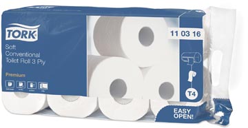 [TORK110316] Toiletrol Tork Premium 3Lgs Extra Soft, 72 Rollen