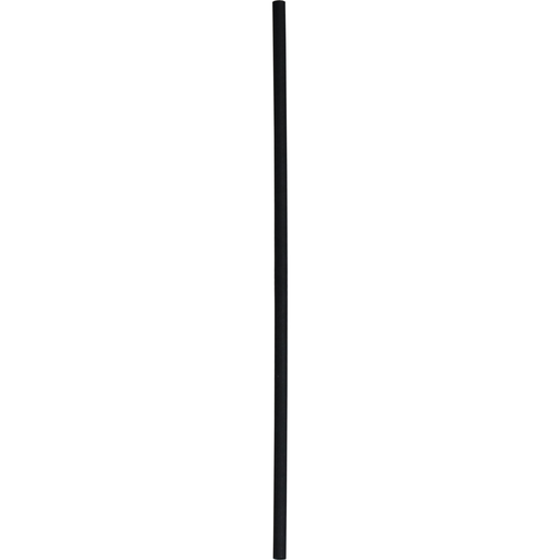 [V606668] 125 ZWARTE PAPIEREN RIETJES 250MM