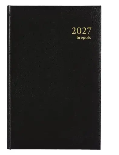 [023112550160] Agenda Brepols Saturnus Lima Zwart