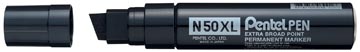 [N50XLZ] Pentel Marker Zwart Brede Punt
