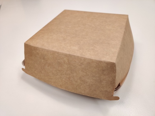 [V200040] 100 hamburgerbox ap6 xl bruine kraft