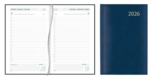 [3215*] AGENDA DAILLY 13X21CM 1 DAG PER PAG.