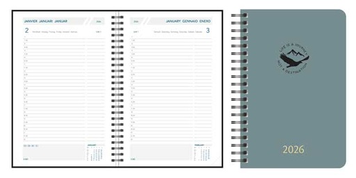 [3200W] AGENDA DAILLY SPIRAAL