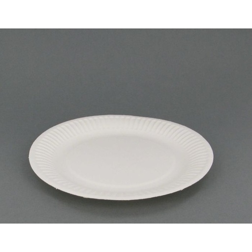 [PL23] 100 bord wit karton 23cm