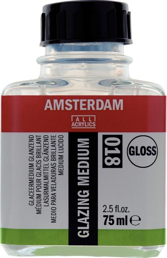 [24283018] Amsterdam Glaceermedium Glanzend 018 Fles 75 Ml