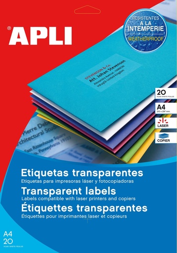 [130145] APLI TRANSP.ETIK 70X37MM 480STUKS LASER
