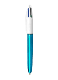 [982874] 4 Kleuren Bic - Shine Bleu - 1Mm