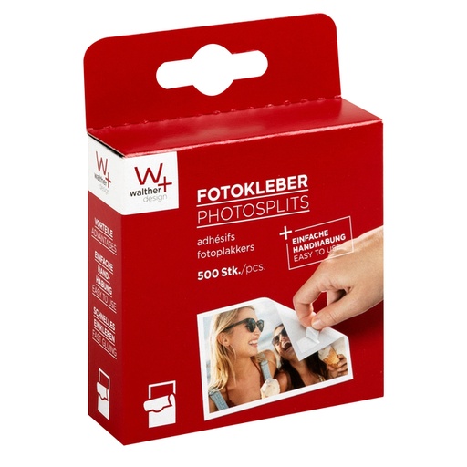 [1400840] Fototape walther 13x17mm wit 500st