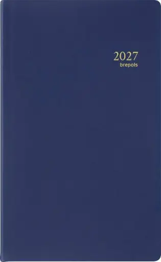[041421200660] Agenda Brepols Building Gebonden Blauw