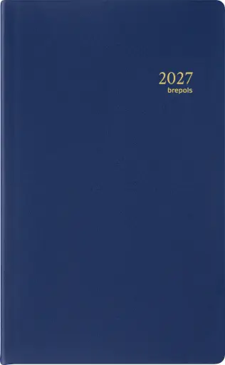 [041421200660] Agenda Brepols Building Gebonden Blauw