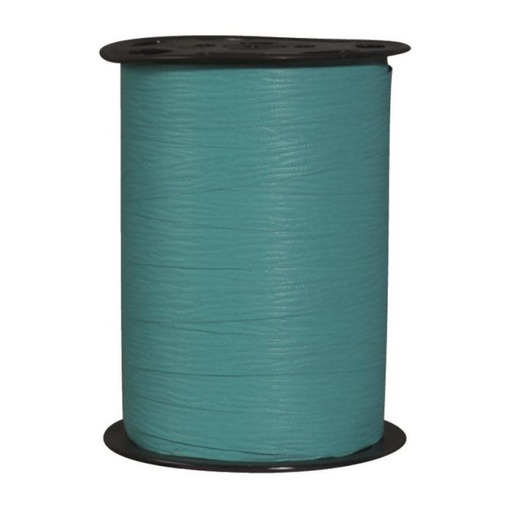 [ML12004] Mat Line Lint, Turkoois, Crêpepapier Effect, Matte Afwerking Matline Crepon - 10Mm X 250M