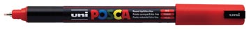 [PC1MRR] Posca Gekalibreerde Punt Extra Fijn 0.7Mm Rood