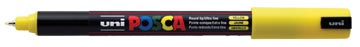 [PC1MRJ] POSCA GEKALIBREERDE PUNT EXTRA FIJN 0.7mm GEEL