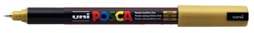 [PC1MROR] POSCA GEKALIBREERDE PUNT EXTRA FIJN 0.7mm GOUD
