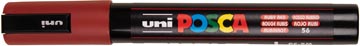 [PC5MRR] Posca Gemiddelde Punt 1.8-2.5Mm Robijnrood