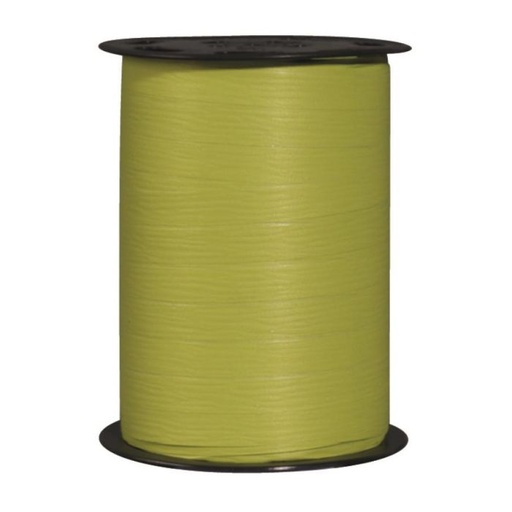 [ML12200] MAT LINE lint, lindegroen, crêpepapier effect, matte afwerking matline crepon - 10mm x 250m