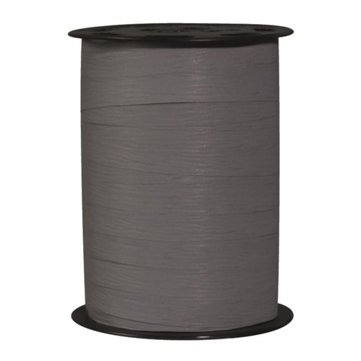 [ML12425] Mat Line Lint, Donker Grijs, Crêpepapier Effect, Matte Afwerking Matline Crepon - 10Mm X 250M