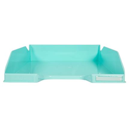[113263D] BRIEVENBAK COMBO MIDI PASTELGROEN GLOSSY