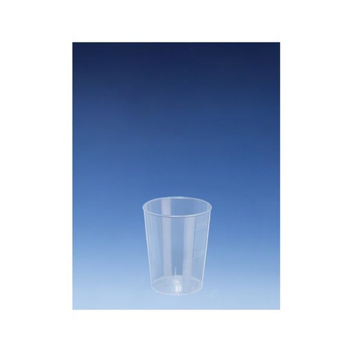[75010012] Pp Borrelglas - Transparant - Ø43X52Mm 20-40Ml Reuse 50 Stuks