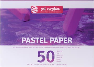 [9319002M] Talens Art Creation Pastelpapier A4 100g 50 Vellen
