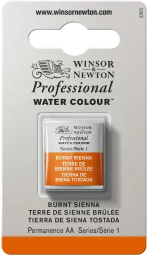 [0101074] w&n professional watercolour h/pan burnt sienna - serie 1