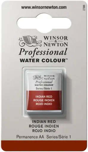 [0101317] w&n professional watercolour h/pan indian red - serie 1