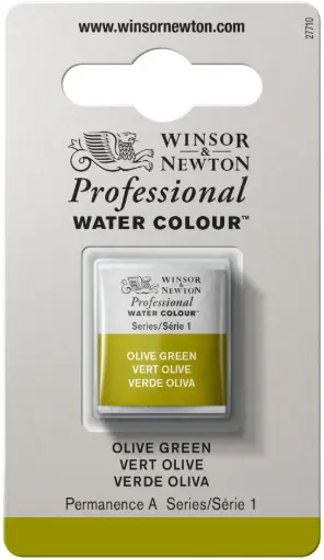 [0101447] w&n professional watercolour h/pan olive green - serie 1