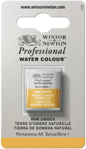 [0101554] w&n professional watercolour h/pan raw umber - serie 1