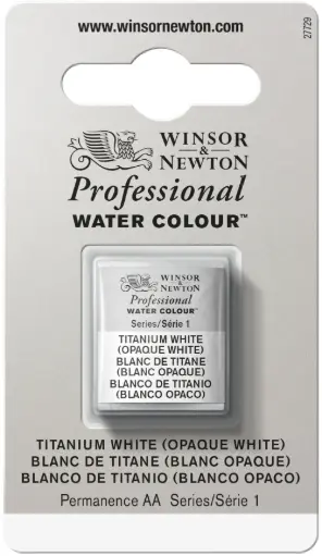 [0101644] w&n professional watercolour h/pan titanium white - serie 1