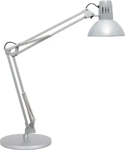 [8230495] Bureau Lamp Maulstudy, Voet, Excl. Lamp, Zilver