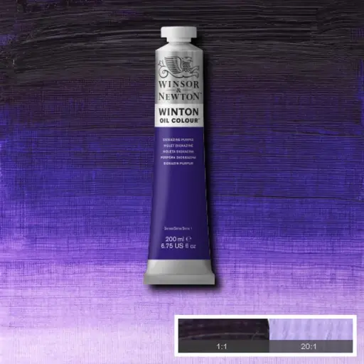 [1437229] Winsor & Newton Winton Oil Colour 200ml Dioxazine Purple