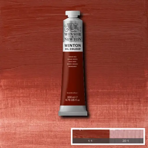 [1437317] Winsor & Newton Winton Oil Colour 200ml Indian Red