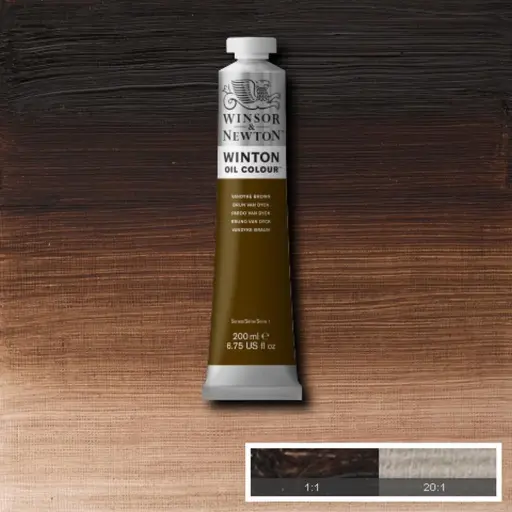 [1437676] Winsor & Newton Winton Oil Colour 200ml Vandyke Brown