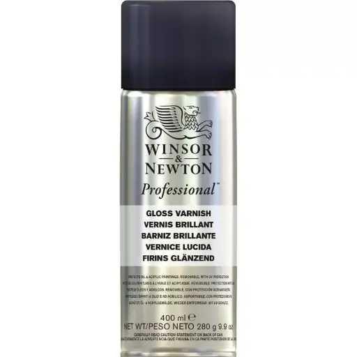[3041982] Winsor & Newton Gloss Varnish Spray 400ml