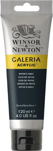 [2131465] w&n galeria acrylic colour 120ml paynes grey