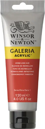 [2131682] w&n galeria acrylic colour 120ml vermilion hue