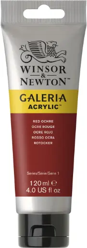 [2131564] w&n galeria acrylic colour 120ml red ochre