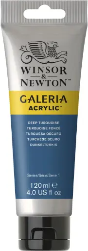 [2131232] w&n galeria acrylic colour 120ml deep turquoise